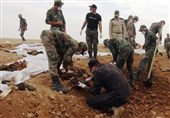 کشف جسد 57 سرباز سوری قربانی داعش در الرقه