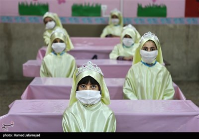 حضور دانش آموزان در کلاس درس و آغاز سال تحصیلی جدید ۱۴۰۰-۱۳۹۹ با رعایت پروتکل های بهداشتی جهت جلوگیری از شیوع ویروس کرونا