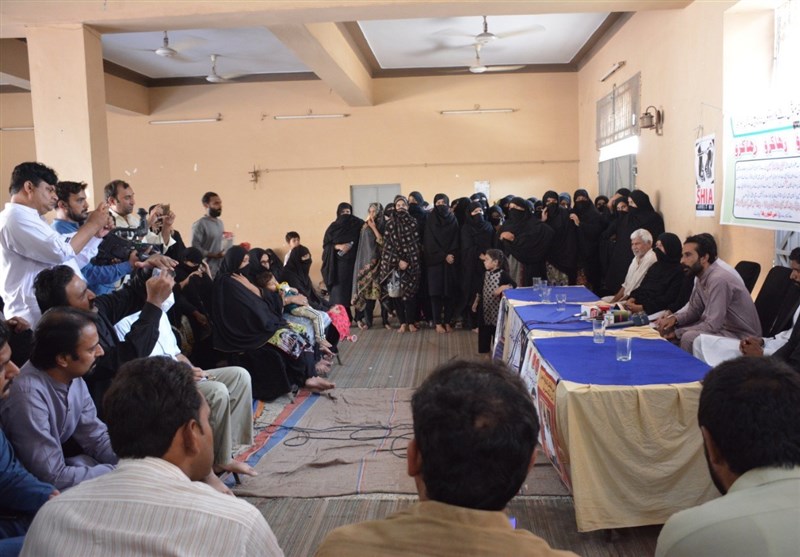 جھنگ: لاپتہ شیعہ طالبعلم کے ورثاء کی پریس کانفرنس + تصویر