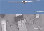 سلاح الجو المسیر یهاجم اهدافا عسکریة سعودیة فی مطار أبها