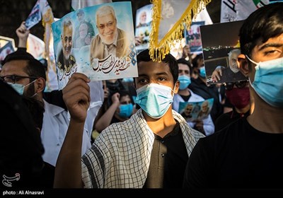 Iraqi Mourners in Karbala Pay Homage to Gen. Soleimani, Al-Muhandis