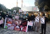 مقبوضہ کشمیر میں بھارتی مظالم کے خلاف ایران میں مظاہرہ +تصاویر