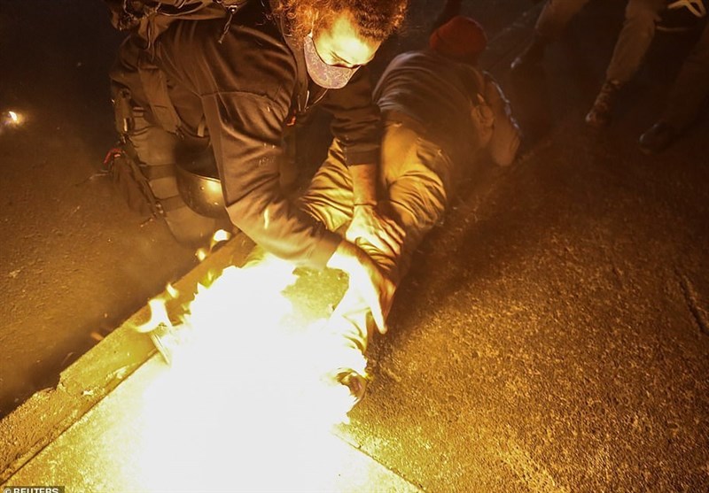 Portland Protester Accidentally Sets Himself on Fire (+Video)