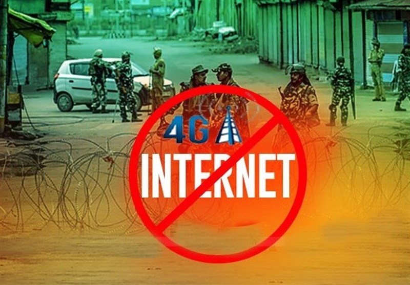 ممانعت هند از حل مشکل قطعی اینترنت پر سرعت در کشمیر علی‌رغم گذشت یک سال