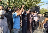 اجتماع مردمی مقابل سفارت فرانسه در اعتراض به اهانت به پیامبر(ص)