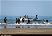 Iranian Forces Exercise Amphibious Offense in War Game