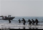 Iranian Forces Exercise Amphibious Offense in War Game