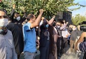 اجتماع مردمی مشهدی‌ها در اعتراض به اهانت به پیامبر(ص)