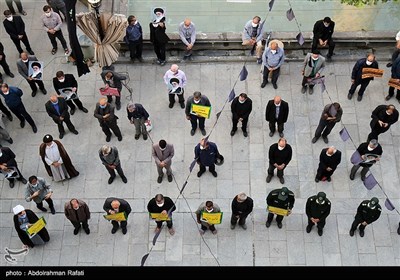 تجمع اعتراضی به هتک حرمت قرآن کریم و پیامبر اسلام(ص) - مسجد جامع همدان