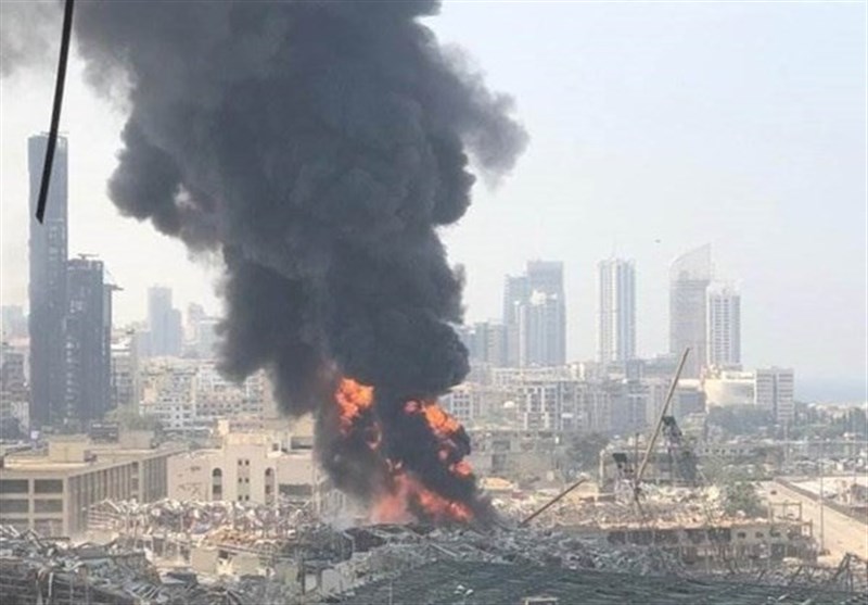 علت آتش‌سوزی جدید در اسکله بیروت مشخص شد
