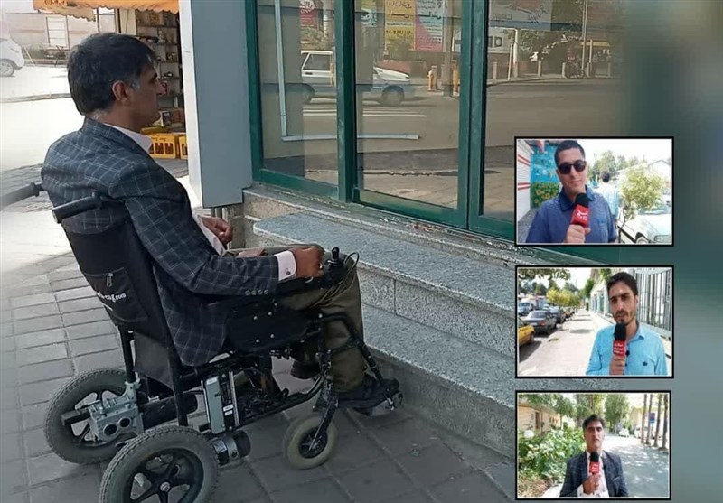 گزارش ویدیویی| گلایه معلولان از عدم مناسب‌سازی‌ پیاده‌روهای شهری در گیلان
