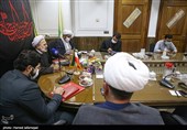 نشست حجت‌الاسلام حمید احمدی رئیس کمیته فرهنگی آموزشی ستاد مرکزی اربعین حسینی