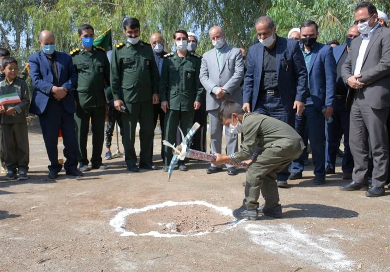 کلنگ زنی ساخت مدرسه در روستای محروم چشمه شور توسط سپاه قم