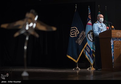 سخنرانی امیر عزیز نصیرزاده فرمانده نیروی هوایی ارتش در مراسم رونمایی از مستند نبردهای فانتوم