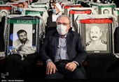 سعید نمکی وزیر بهداشت در آیین تجلیل و تکریم سراسری یک میلیون پیشکسوت دفاع مقدس و مقاومت