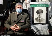 امیر سرتیپ حاتمی وزیر دفاع در آیین تجلیل و تکریم سراسری یک میلیون پیشکسوت دفاع مقدس و مقاومت