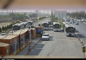 فعالیت ناوگان اتوبوسرانی بوشهر با 50درصد ظرفیت آغاز شد+تصاویر
