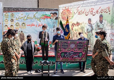 چهار پایه خوانی نوغلامان حسینی در مراسم زنگ ایثار و مقاومت