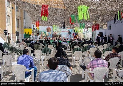 مراسم زنگ ایثار و مقاومت در منطقه 17 تهران