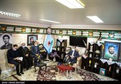 دیدار وزیر ارشاد با خانواده شهیدان حاج حسن تهرانی مقدم پدر موشکی ایران و علی تهرانی مقدم 