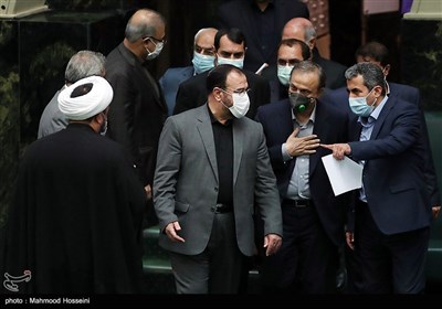 حضور علیرضا رزم حسینی وزیر پیشنهادی صمت در جلسه علنی مجلس شورای اسلامی
