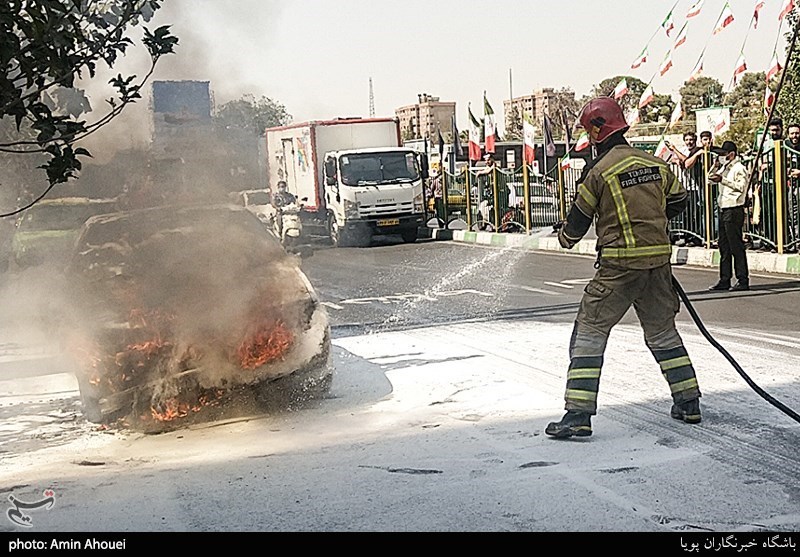 سازمان آتش‌نشانی تهران , آتش‌نشانی , آتش‌سوزی , حوادث , 