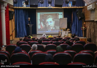سخنرانی مجازی عباس خامه یار رایزن فرهنگی جمهوری اسلامی ایران در لبنان