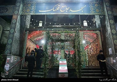 بزرگداشت شهدای گردان تخریب در مسجد جامع قلهک