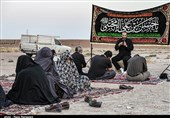 عزاداری بیریا سیدالشهدا در مناطق محروم قم به روایت تصویر