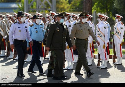 امیرمحمد‌ حسن دادرس جانشین فرمانده کل ارتش در افتتاحیه سال تحصیلی دانشگاه فرماندهی ارتش - دافوس