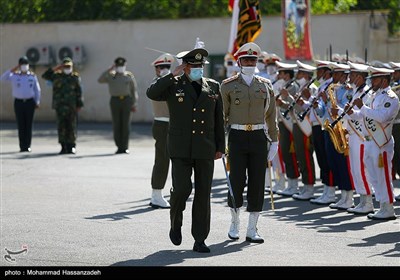 امیرمحمد‌ حسن دادرس جانشین فرمانده کل ارتش در افتتاحیه سال تحصیلی دانشگاه فرماندهی ارتش - دافوس