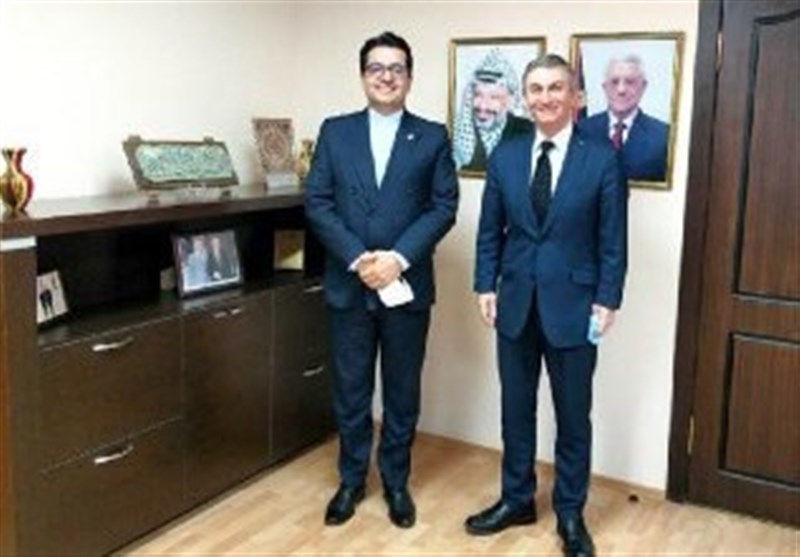 سفیر ایران در جمهوری آذربایجان با همتای فلسطینی خود دیدار کرد