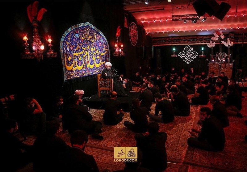 جلسه روضه برای خادمان هیئت ریحانة‌الحسین (ع)