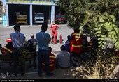 روز آتش‌نشانان در ایستگاه 55 آتش‌نشانی تهران