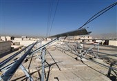 نصب نیروگاه خورشیدی و سامانه پایش آنلاین مصرف انرژی