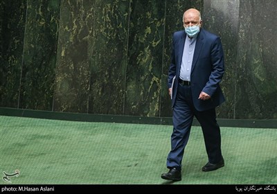 بیژن نامدارزنگنه وزیر نفت در جلسه علنی مجلس شورای اسلامی