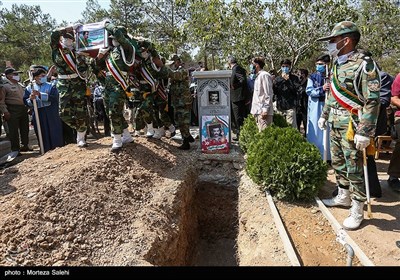مراسم تشییع و تدفین شهید هراچ هاکوپیان - اصفهان