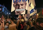 رژیم اسرائیل|ادامه تظاهرات علیه نتانیاهو در مناطق اشغالی