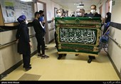 حضور خادم‌یاران آستان قدس در بیمارستان امام حسین(ع)