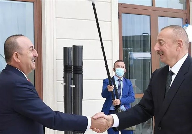 دیدار وزیر خارجه ترکیه با الهام علی اف