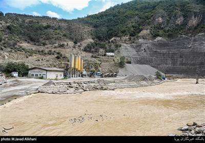 پروژه سد و نیروگاه آبی هراز در فاصله 24 کیلومتری جنوب شهرستان آمل