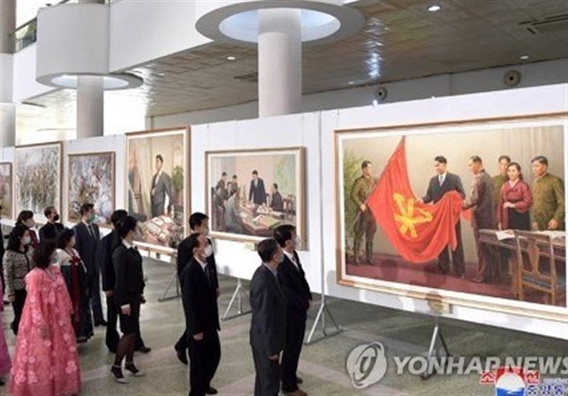 بزرگداشت تاسیس حزب حاکم کره شمالی با نورپردازی + فیلم