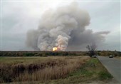آتش‌سوزی و انفجار در یک انبار مهمات در منطقه ریازان روسیه/14 روستا تخلیه شدند