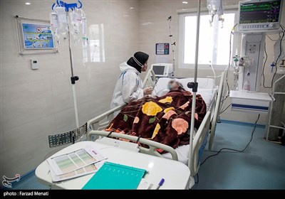 وضعیت بحرانی بیمارستان تخصصی کرونا - کرمانشاه