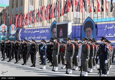 ارتباط تصویری فرمانده کل قوا با مراسم مشترک دانش‌آموختگی دانشجویان دانشگاه‌های افسری نیروهای مسلح