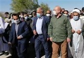 ورود رئیس مجلس به سراوان / قالیباف از عمق محرومیت‌ها بازدید می‌کند + فیلم