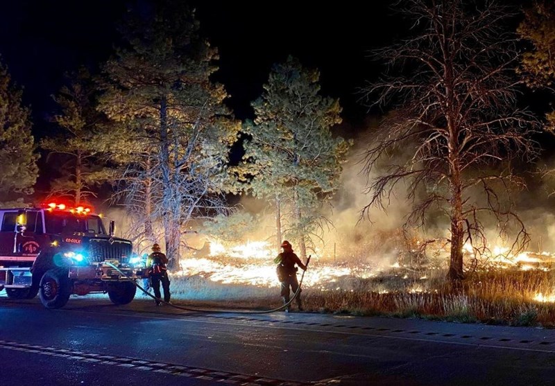 آتش سوزی در یک پایگاه نظامی آموزشی در کلرادو