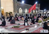 چهل و هشتم متفاوت برای مردم خراسان شمالی / اجتماع محدود «یاران خراسانی» در حرم مطهر رضوی+فیلم
