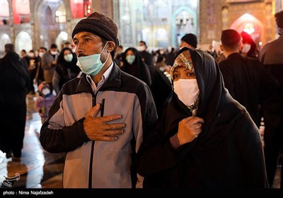 Imam Reza Holy Shrine Hosts Mourning Pilgrims