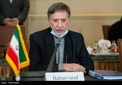 حضور محسن بهاروند معاون حقوقی و بین المللی وزیر امور خارجه در دومین دور مذاکرات هیات ایرانی و اوکراین درباره سانحه هواپیما 